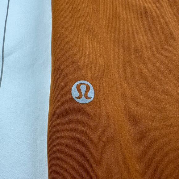 Lululemon Leggings Women 10 Copper Brown Swift Speed Running Athletic Reflective - Picture 6 of 11